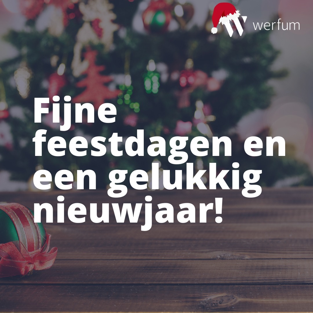 De komende twee weken zijn de collega’s van Werfum er even tussenuit. We zijn van 27 december t/m 7 januari gesloten. En dan staan we vanaf 10 januari weer op volle kracht voor je klaar! ⠀
⠀
Wij wensen iedereen alvast fijne feestdagen en een gelukkig nieuwjaar!⠀
⠀
#werfum #kerstdagen #prettigekerstdagen #kerst #vakantie